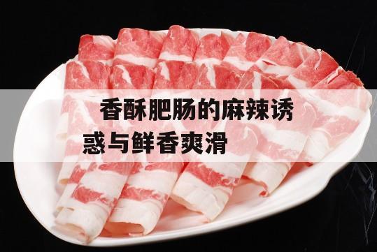   香酥肥肠的麻辣诱惑与鲜香爽滑